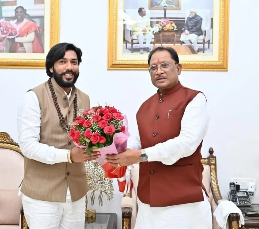  सर्वे में देश के दूसरे लोकप्रिय मुख्यमंत्री बने मुख्यमंत्री साय, ऐतिहासिक उपलब्धि पर कैबिनेट मंत्री गुरु खुशवंत साहेब ने दी बधाई