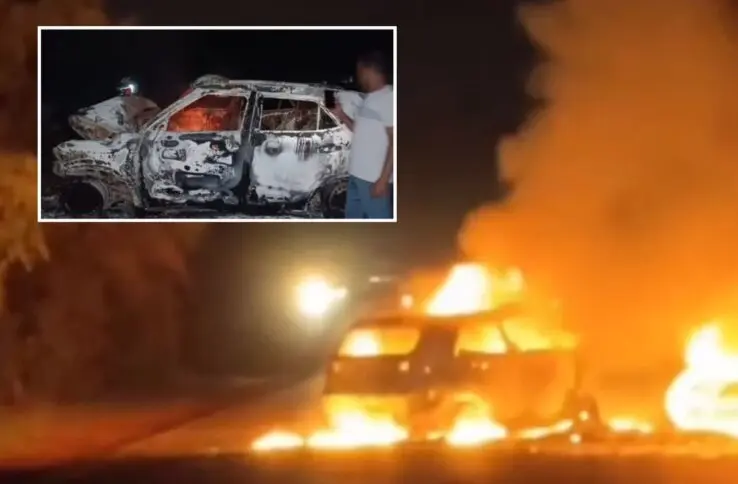 CG Accident Video : तेज रफ्तार बोलेरो और कार में भिड़ंत, दो लोगों की जलने से मौत, 3 घायल