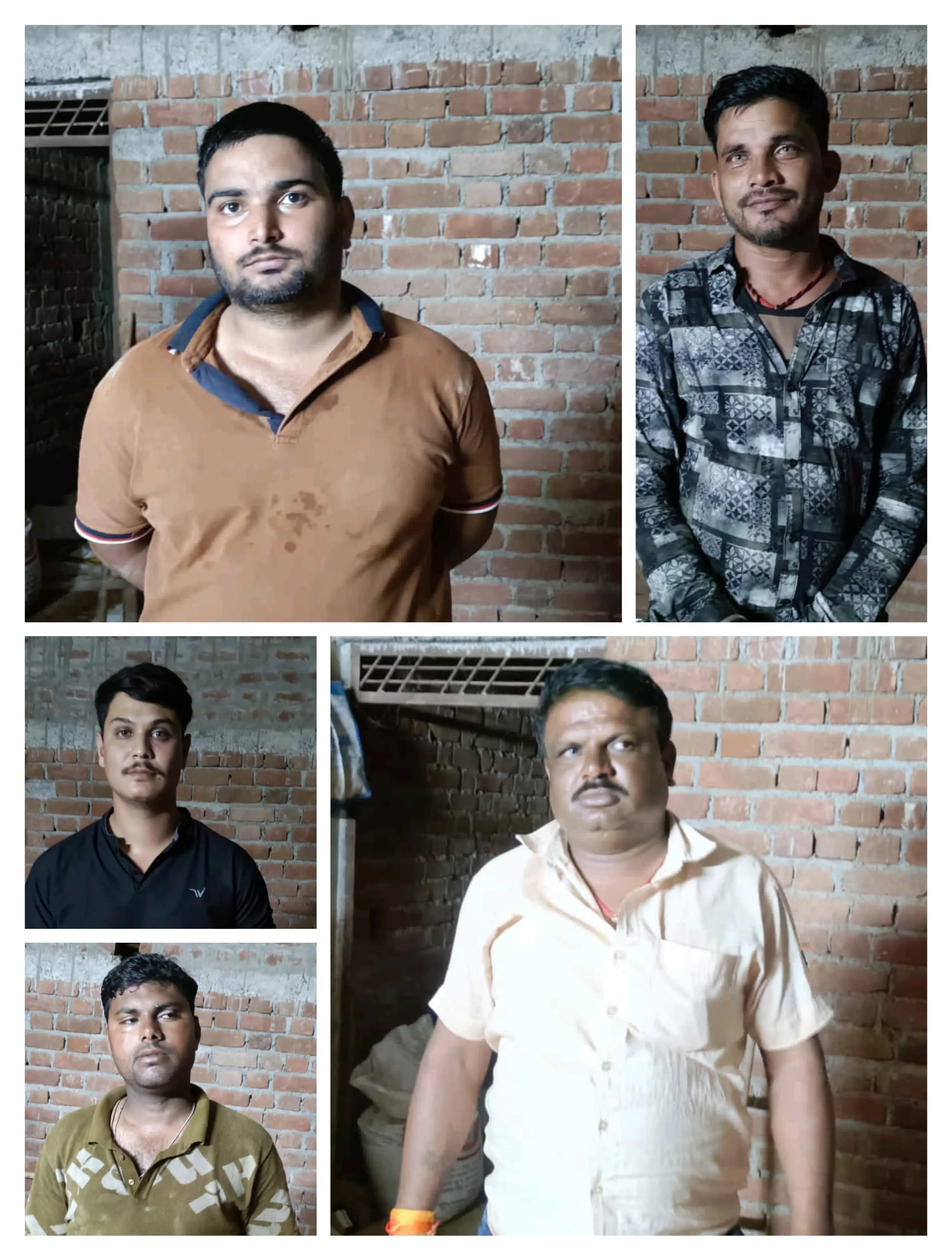 जुआ खेलते 5 आरोपी धराए, 53,200 नगद व ताश की गड्डी जब्त
