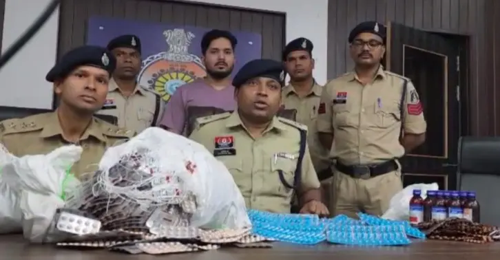 CG Crime : नशे के कारोबार पर बड़ी कार्यवाही, नशीली दवाई के साथ युवक अरेस्ट 