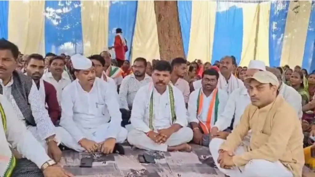 CG NEWS: वेदांता पॉवर प्लांट के बाहर धरने पर बैठे चंद्रपुर विधायक रामकुमार यादव
