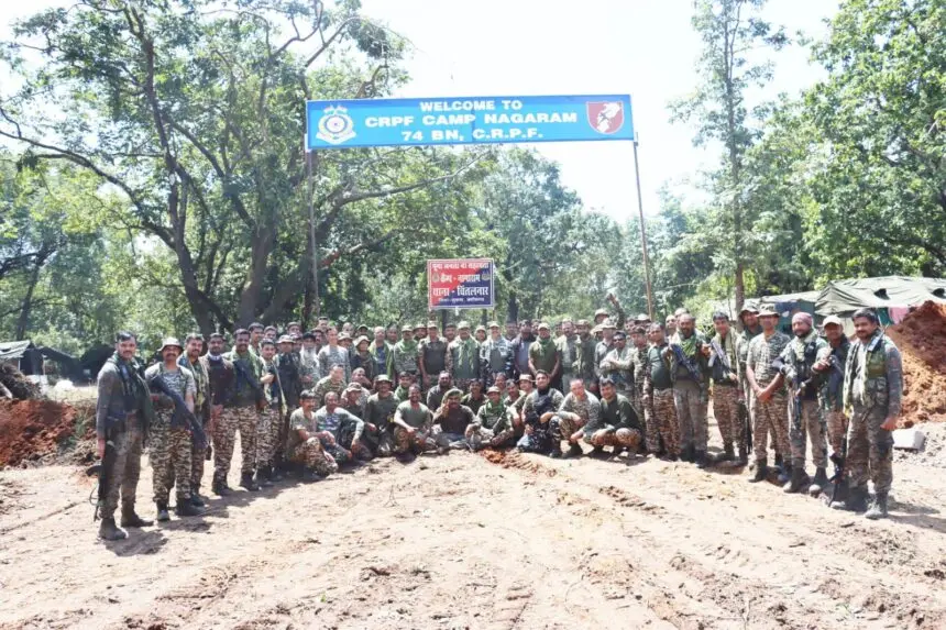 Sukma News : नक्सलियों के गढ़ नागाराम में नवीन सुरक्षा कैम्प की स्थापना, गांव के विकास को मिलेगी गति 