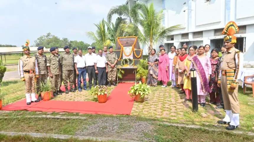 CG NEWS : पुलिस स्मृति दिवस : 38वीं वाहिनी भारत तिब्बत सीमा पुलिस बल ने वीर शहीदों को दी भावपूर्ण शृद्धांजलि