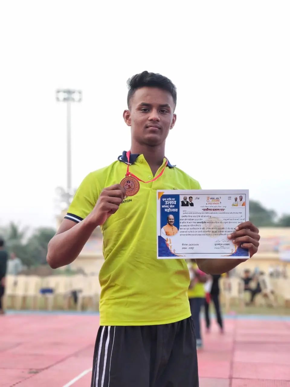 अखिल यदु ने 65 किलोग्राम वर्ग में पहला स्थान हासिल कर रायपुर का मान बढ़ाया