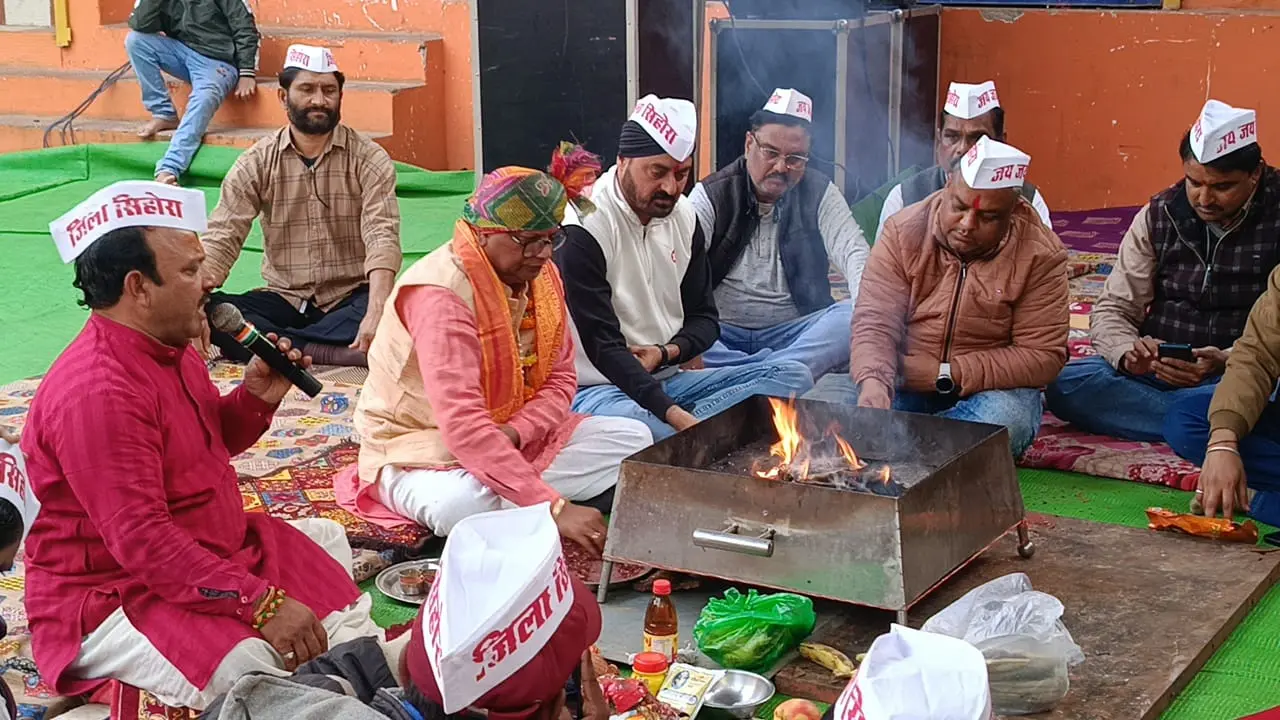 सिहोरा जिला आंदोलन उफान पर, राष्ट्रीय स्वयं सेवक संघ के पूर्व प्रचारक द्वारा अन्न सत्याग्रह शुरू