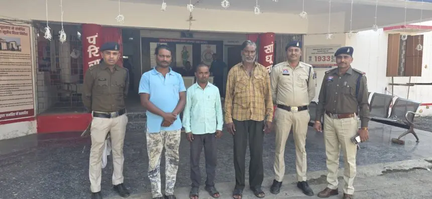 CRIME NEWS: राहौद आगजनी–तोड़फोड़ मामला: पार्षद समेत 3 आरोपी गिरफ्तार, अवैध वसूली न देने पर घर फूंकने का आरोप