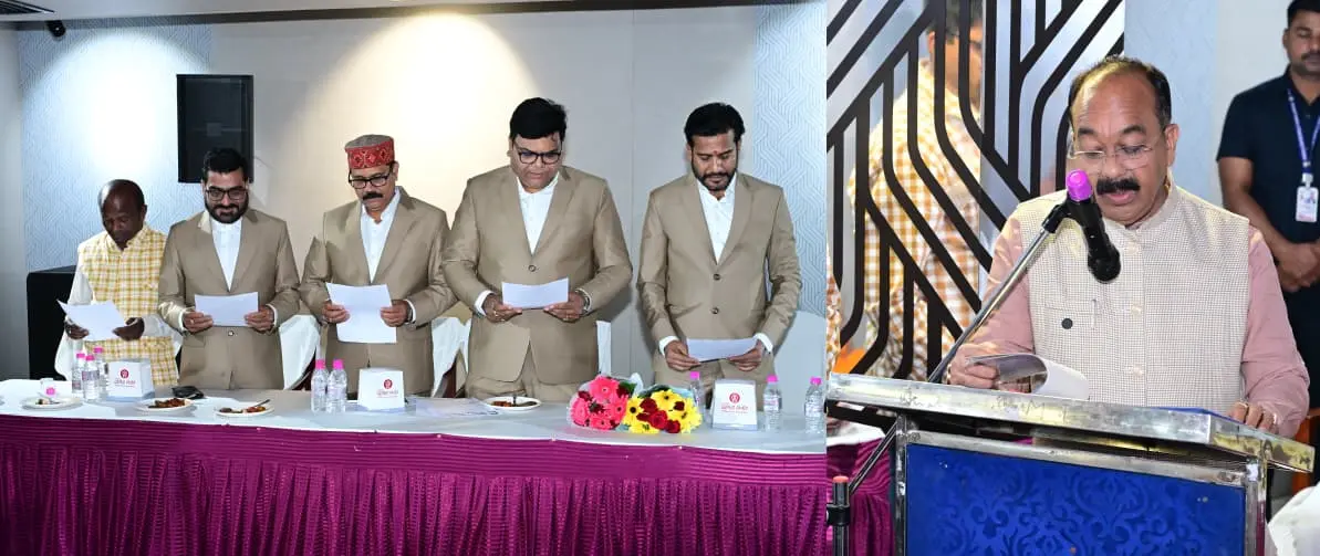उप मुख्यमंत्री श्री अरुण साव ने दिलाई शपथ, नई ऊर्जा के साथ आगे बढ़ेगा प्रेस क्लब बिलासपुर