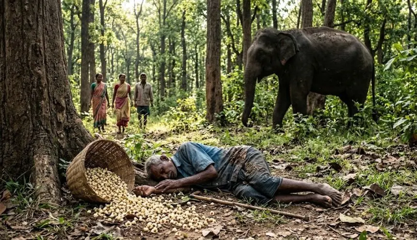 CG News : महुआ बीनने गए बुजुर्ग को हाथी ने कुचला, दर्दनाक मौत 