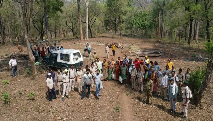 उदंती-सीतानदी टाइगर रिजर्व में अतिक्रमण की कोशिश नाकाम, 22 गिरफ्तार,कोर क्षेत्र में वन्यजीव आवास से छेड़छाड़, वन विभाग की बड़ी कार्रवाई
