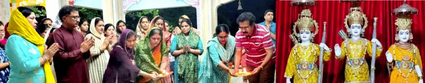 पूर्णिमा पर अल्ट्राटेक बैकुंठ में धार्मिक आयोजन, श्रीबैकुंठेश्वर मंदिर में उमड़ी श्रद्धालुओं की भीड़