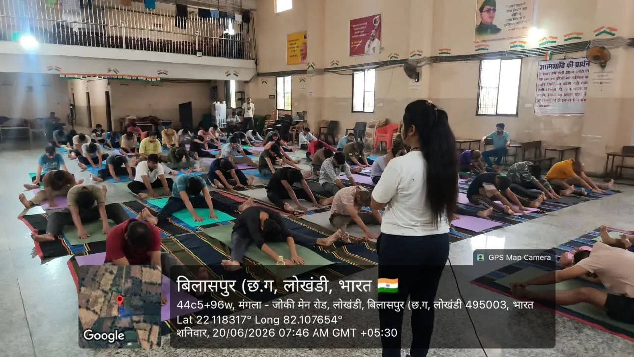 बिलासपुर योग से नशे को मात देने की पहल नशामुक्ति केंद्र में 5 दिवसीय शिविर संपन्न