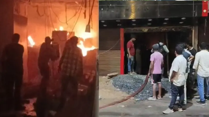CG NEWS: देर रात कपड़ा दुकान में लगी भीषण आग, लाखों का सामान जलकर खाक,फायर ब्रिगेड ने समय रहते आग पर पाया काबू