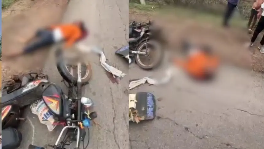 CG ACCIDENT: घर पहुंचने से पहले काल बनकर आई शाम , करमतरा चौक पर बाइक सवार की दर्दनाक  मौत