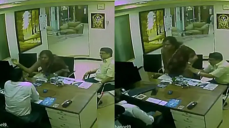 स्टालिन की भतीजी ने बैंक मैनेजर को जड़ा थप्पड़, CCTV में कैद हुई घटना; VIDEO वायरल होने के बाद केस दर्ज