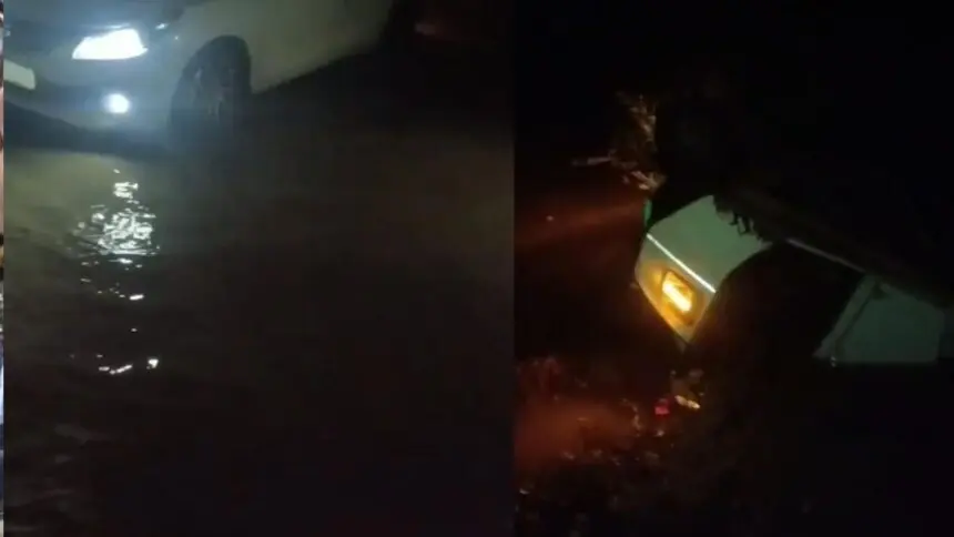 CG ACCIDENT: बड़ा हादसा टला, यात्रियों से भरा इलेक्ट्रिक ऑटो डबरी में गिरा; 12 घायल