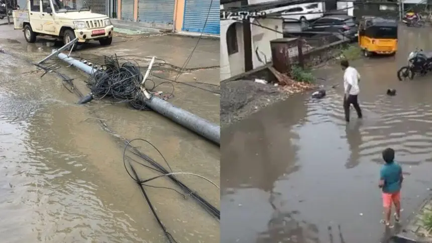 CG NEWS: दर्दनाक हादसा: सड़क पर भरे पानी में फैला बिजली का करंट, युवक की मौके पर मौत