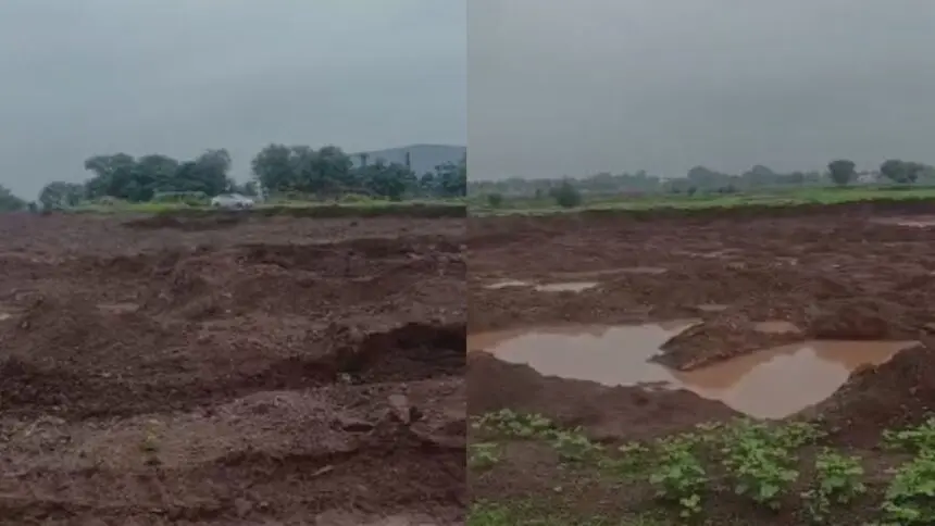 CG NEWS: रात के अंधेरे में चल रहा अवैध मुरूम खनन, निजी जमीन खोदकर सैकड़ों हाईवा मुरूम चोरी का आरोप