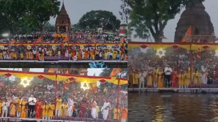 CG NEWS: 1200 साल पुराने सिद्धेश्वर मंदिर में उमड़ा आस्था का सैलाब, सावन के तीसरे सोमवार हजारों भक्तों ने किया जलाभिषेक