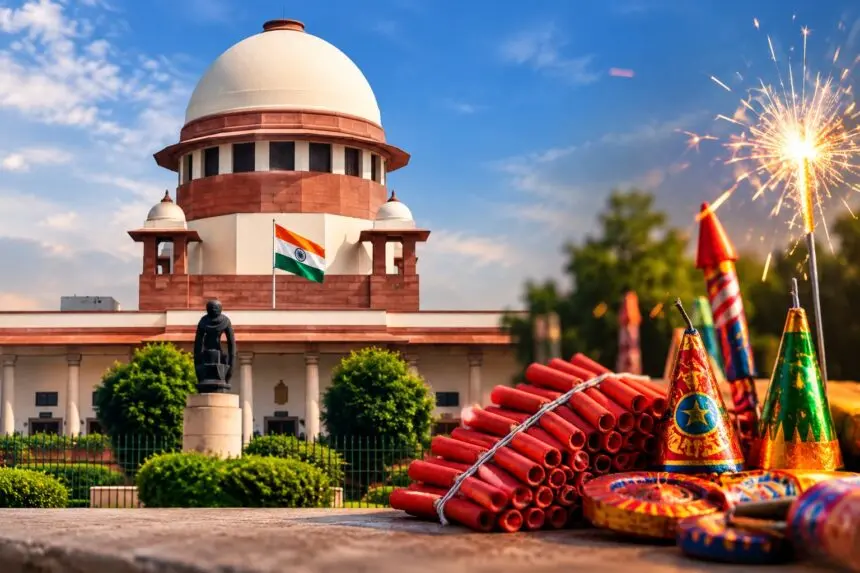SUPREME COURT ON FIRECRACKERS : सुप्रीम कोर्ट का पटाखों पर बड़ा रुख, न पूरी तरह बैन न 24 घंटे की खुली छूट; तय होगा समय और पटाखों का प्रकार