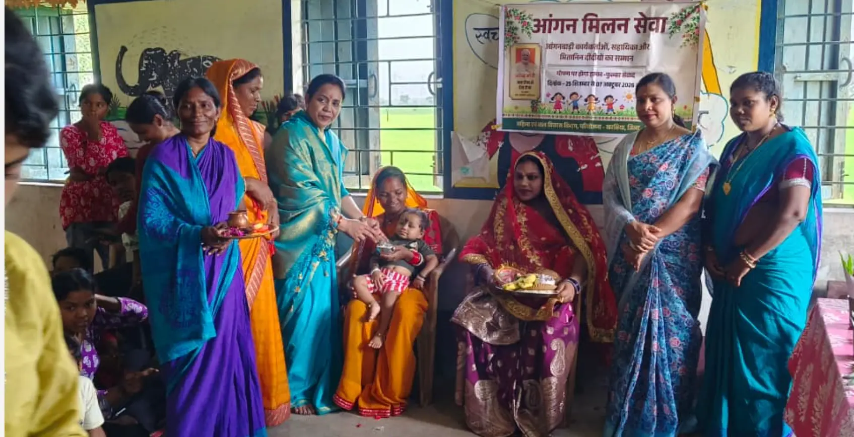 आंगनबाड़ी केंद्रों में पोषण जागरूकता के साथ जनभागीदारी की पहल तेज