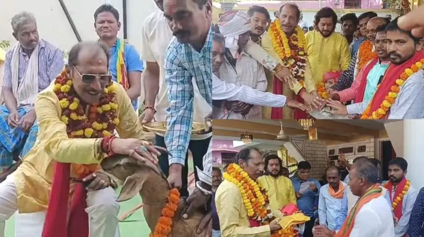CG NEWS : बस्तर दशहरा खत्म होते ही कुमार जयदेव ने निभाया वादा, रथ निर्माण कारीगरों को भेंट किए 50 हजार रुपये और बकरा